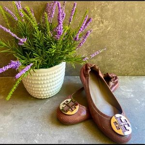 Tory Burch Mauve Purple Flats Size 6 1/2